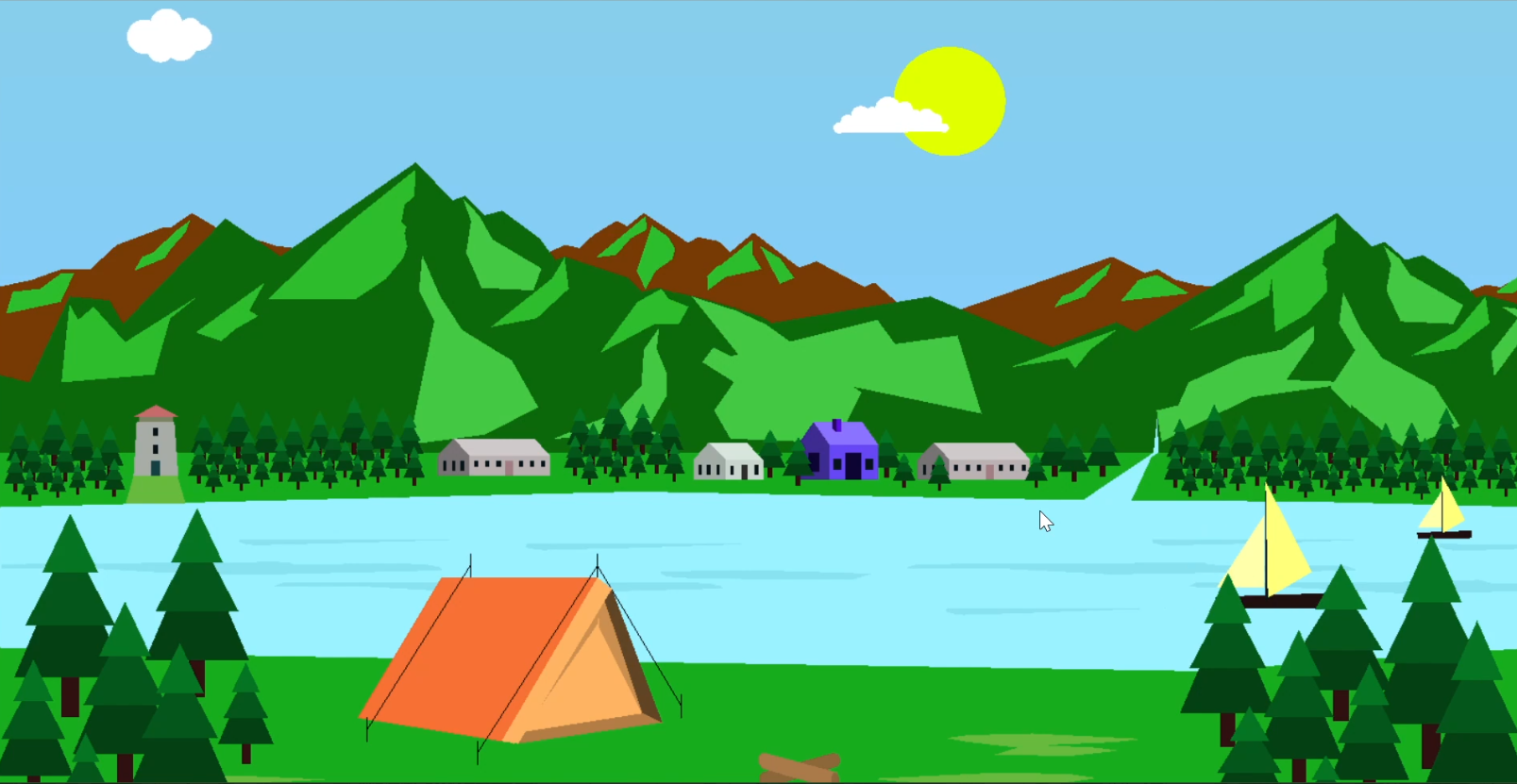 Mountain View Computer Graphics Project
